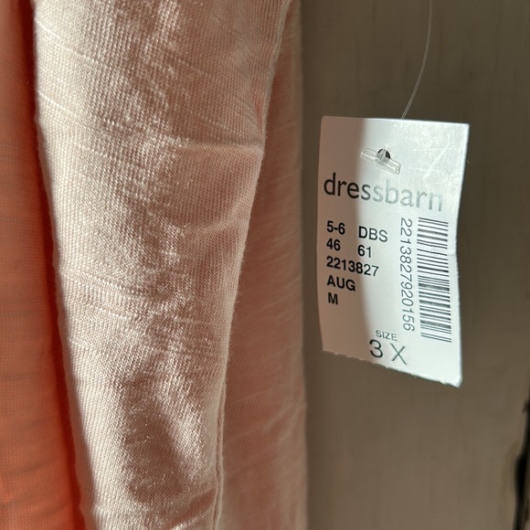 Dress Barn Flowy Sleeveless Tee - 3x - new with tags - Picture 3 of 5